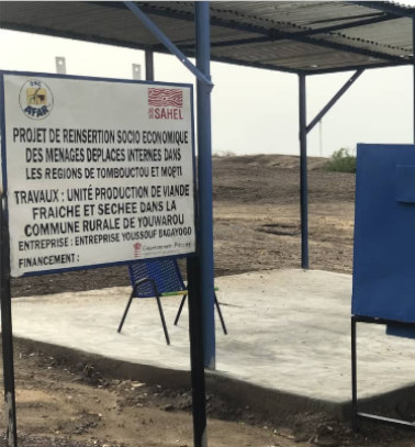 Projet de reinsertion socio economique des menages deplacés internes Tombouctou & Mopti - SAHEL